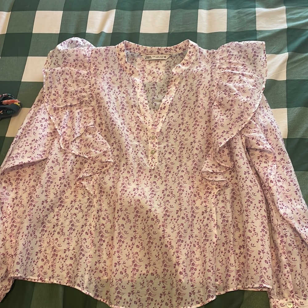 Zara Chiffon Top